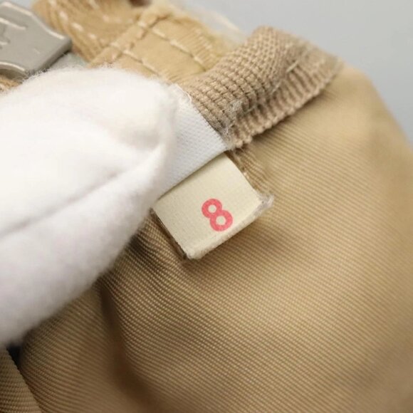 PRADA Shoulder Bag Nylon Beige Auth MX184 - Picture 10 of 16